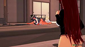 eris and roxy engage in intense threesome sex in mushoku tensei full movie fantasy