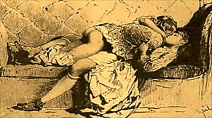 vintage erotic illustration from retro anime comic hentai