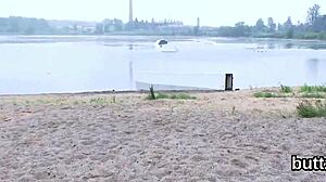 Glamorous Skinny Nympho Gets Her Yummy Pussy and Small Anus Poked Hard