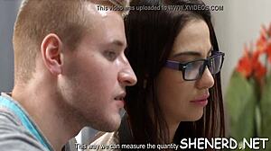 Compliant nerd in a hot act