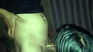 Couple homemade sex reality with blowjob