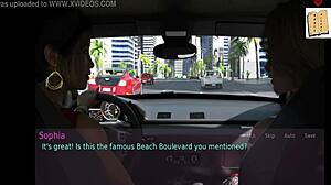 A wife and stepmother play a game together.