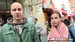 Cloe's Boyfriend Takes Her Hard Outdoors. Our Camera Captures Every Raw Moment of Their Public Adventure!