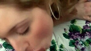 Hot girl with nice ass gives blowjob