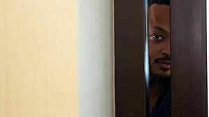 Black Cock Stretches Adrian's Tight Ass in Steamy Shower Scene