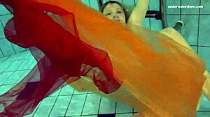 i watch nastya strip in the pool
