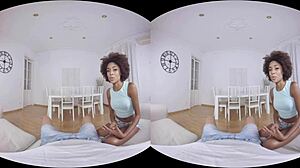 newlywed bride in virtual reality
