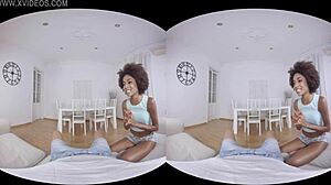 newlywed bride in virtual reality
