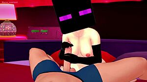 enderwoman minecraft wants to have fun in her bikini hentai 3d with big tits 😏