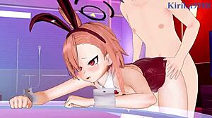 mikamo neru bunny girl and uzawa reisa dive into wild hentai sex