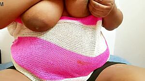 Sexy Amateur Babe with Big Tits Poses