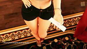 Intense anime hentai action in A O A Academy 33