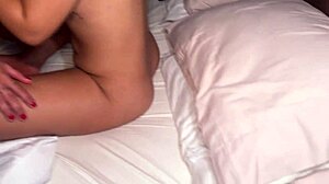 Stepmother seduces me before party, we kiss and fuck in her room