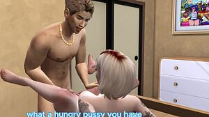 blonde gets fucked doggystyle at home