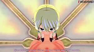 Lucy Heartfilia From Fairy Tail Gives A Blowjob In This Hentai Scene