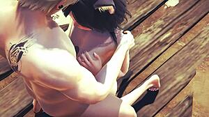 Hentai uncensored 3d - kitty boobjob and fucked with creampie - japanese asian manga anime game porn