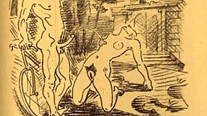 Vintage erotic drawings