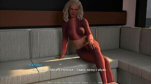 Intense Masturbation in Waterworld Hentai with Big Tits Milf, Eyes Closed, Episode 1 Scene 49.