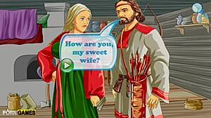 Greedy wife craves a huge monster cock for her insatiable desires!