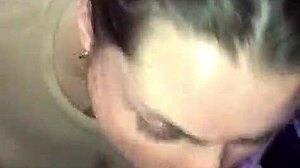 i love this sloppy deepthroat blowjob with cum swallow