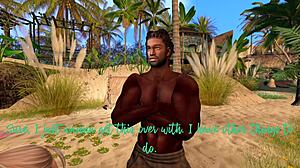 second life black man fucks asian stepsister hard on the beach with creampie!