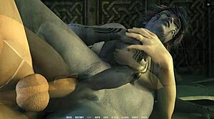 hot teen pussy surprises with wetness in game