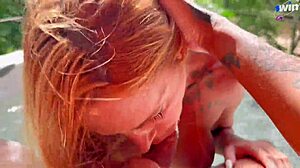 Romulo Pontess Fucks Redhead Teen In Outdoor Jacuzzi