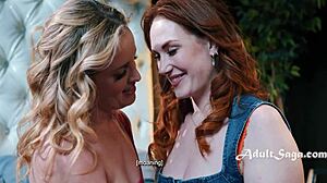 Lesbo Lovers Trace New Curves Intensely