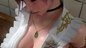 Elise Sleeps While Anime Hentai Action Unfolds in 3D