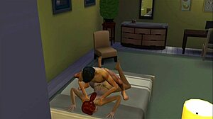 Aunt and nephew explore fucking in animated fun