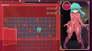 Mage Kanade's futa cock drained by giant tits mechanical angel in dungeon quest hentai.