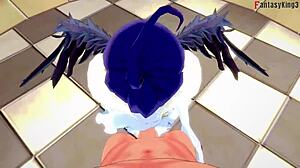 Albedo fucking me in POV Overlord