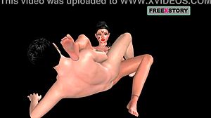 japanese guy titfucks indian bhabhi in 3d animation