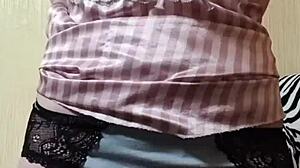 Elza Kom's Pussy In Panties Fetish