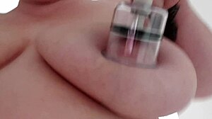 Amateur, are you sucking those nipples with suction cups?