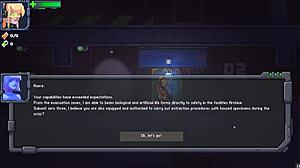 Blonde Sci-Fi Slut In Hentai Game Has Consensual Sex With Aliens Leading To Creampie