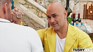 Tushy Sia Lumi & Megan Anal Orgy At Bachelor Party