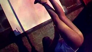 after the show, kelly got paid with cock and oral at home