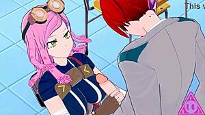 watch koikatsu mei hatsume and shoto todoroki in hentai sex with blowjob and cumshot