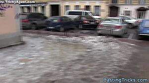 Eurobabe Pounded Doggystyle Hard