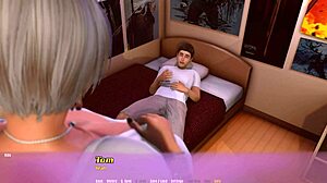 play goldengobs commission game with barbara, fucking her pussy and cumming on big tits!