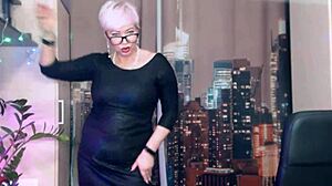 Man, this juicy Russian milf AimeeParadise dances so dirty with big tits!