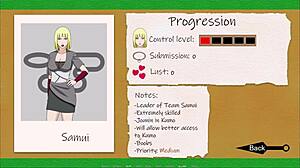 In Jikage Rising Arc 2 Episode 9, intense fucking with Samui's huge boobs on display.