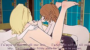 Chihiro and Hiyoko's Beach Anal Adventure