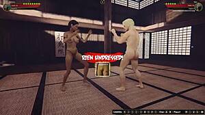 rien vs brittany in naked fighter 3d sex