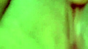 I rub my shaved wet cunt before work