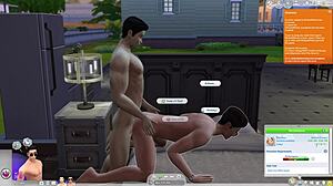 Gay Lover Kissing And Licking Passionately