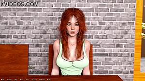 Being a Dik 06: Helping Curvy Redhead Boss with Huge Tits