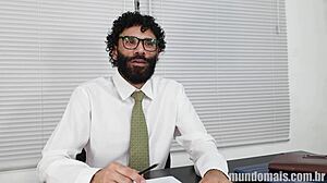 comi o cara que me entrevistou com big cock hairy gay action