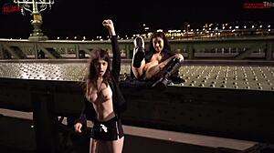 Risky Public Bridge Encounter